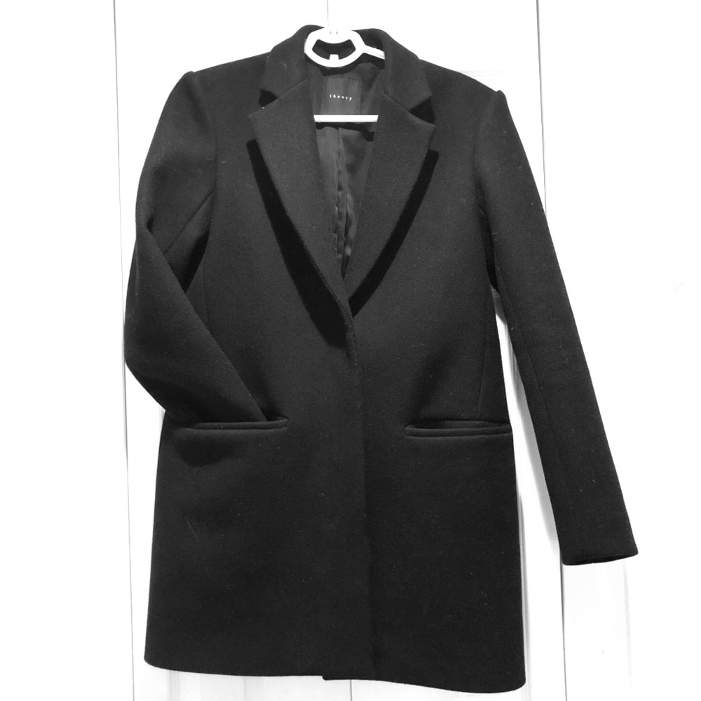 Theory wool cashmere peacoat
